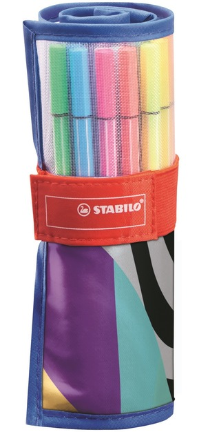 STABILO PEN 68 ROLLERSET PUNTA DA 1 MM ASTUCCIO DA 25 PEZZI